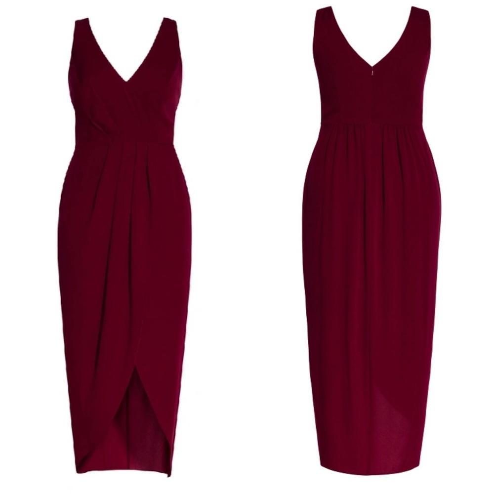 🌼 City Chic, Cherish Maxi, Garnet, Sleeveless Dress - NWT